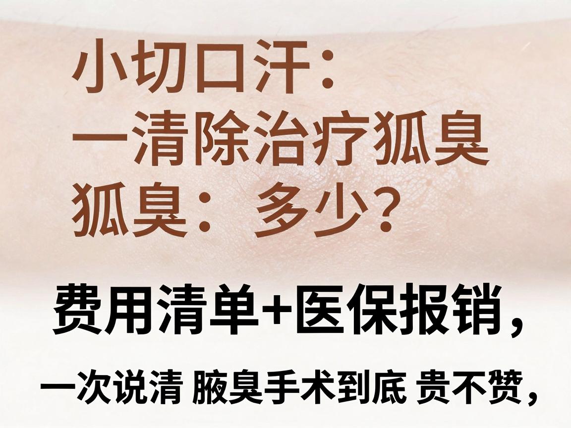 小切口汗腺清除治疗狐臭多少钱?费用清单+医保报销,一次说清腋臭手术到底贵不贵 小切口汗腺清除治疗狐臭多少钱?费用清单+医保报销,一次说清腋臭手术到底贵不贵