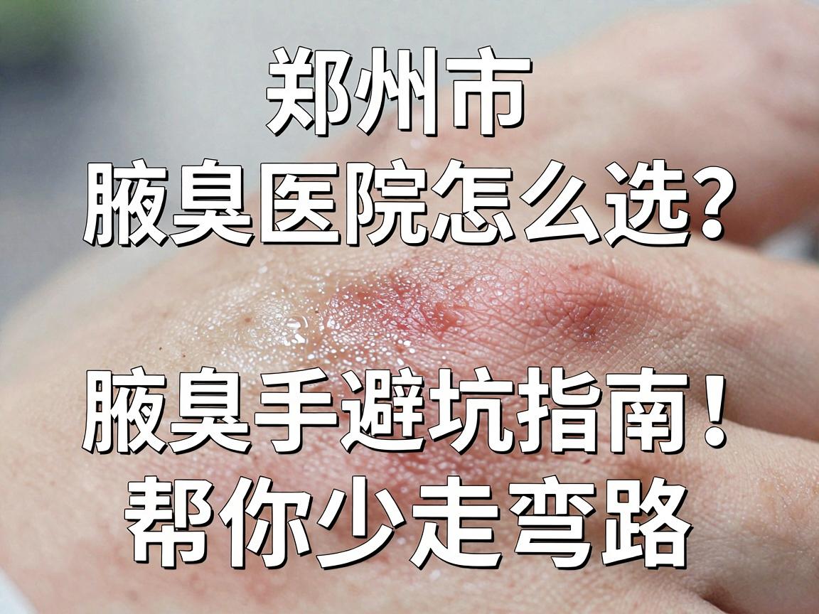 郑州市腋臭手术医院怎么选？这份腋臭手术避坑指南，帮你少走弯路