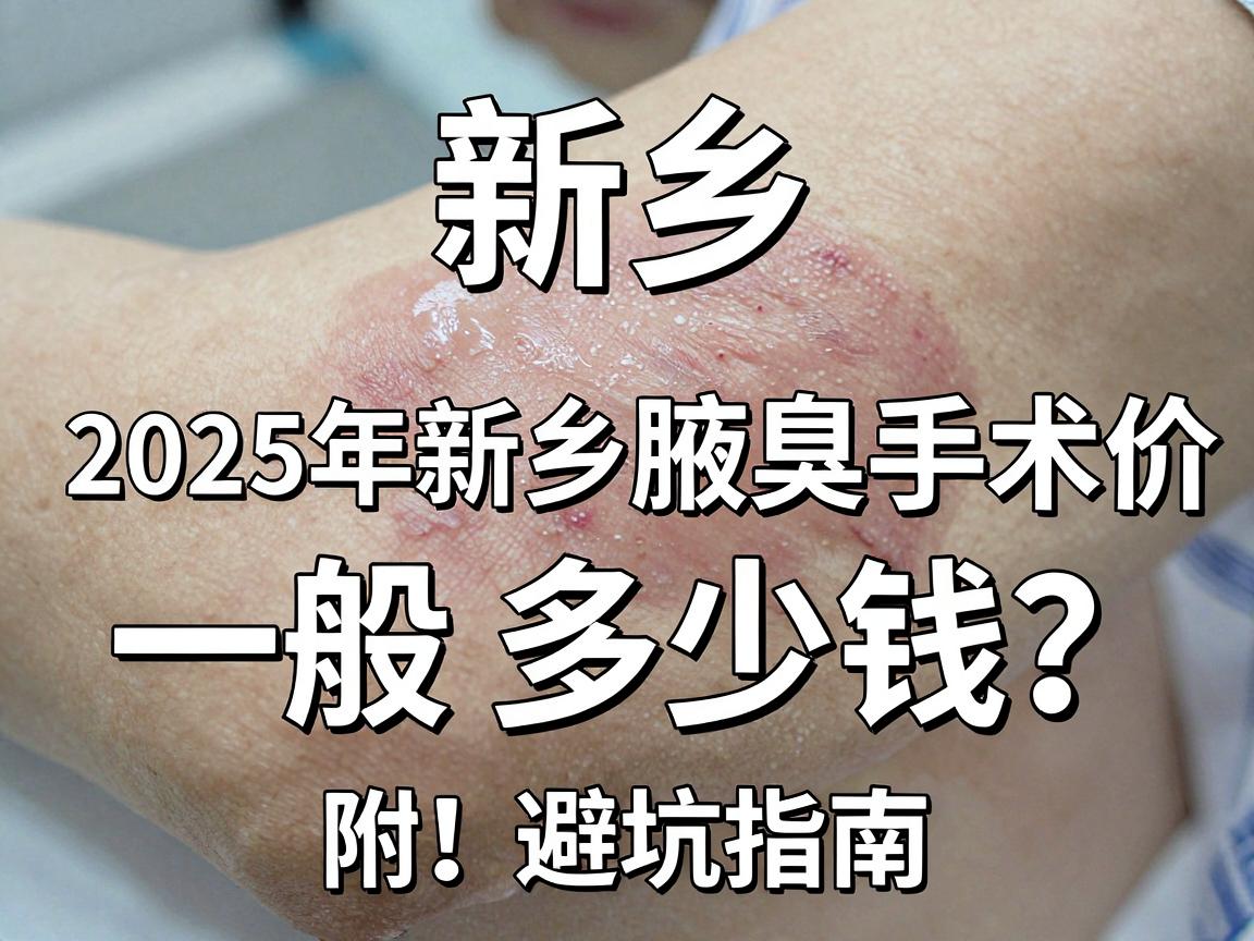 新乡腋臭手术一般多少钱?2025年新乡腋臭手术价位全解析,附避坑指南 新乡腋臭手术一般多少钱?2025年新乡腋臭手术价位全解析,附避坑指南