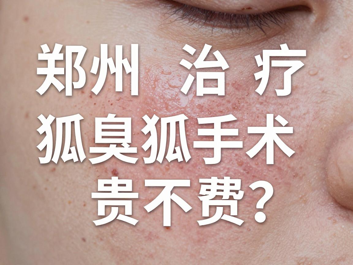 郑州治疗狐臭价格贵不贵？一篇说清郑州狐臭手术费用那些事儿