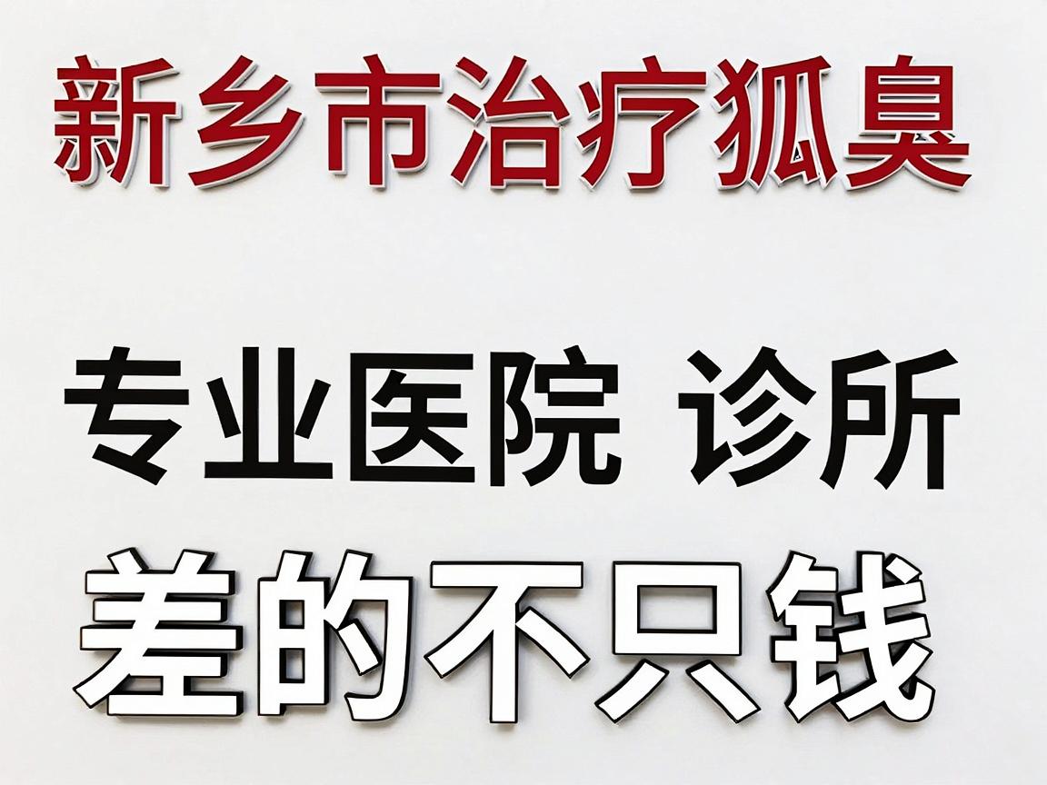 新乡市治疗狐臭专业的医院怎么选？专业医院VS小诊所，差的不只是钱