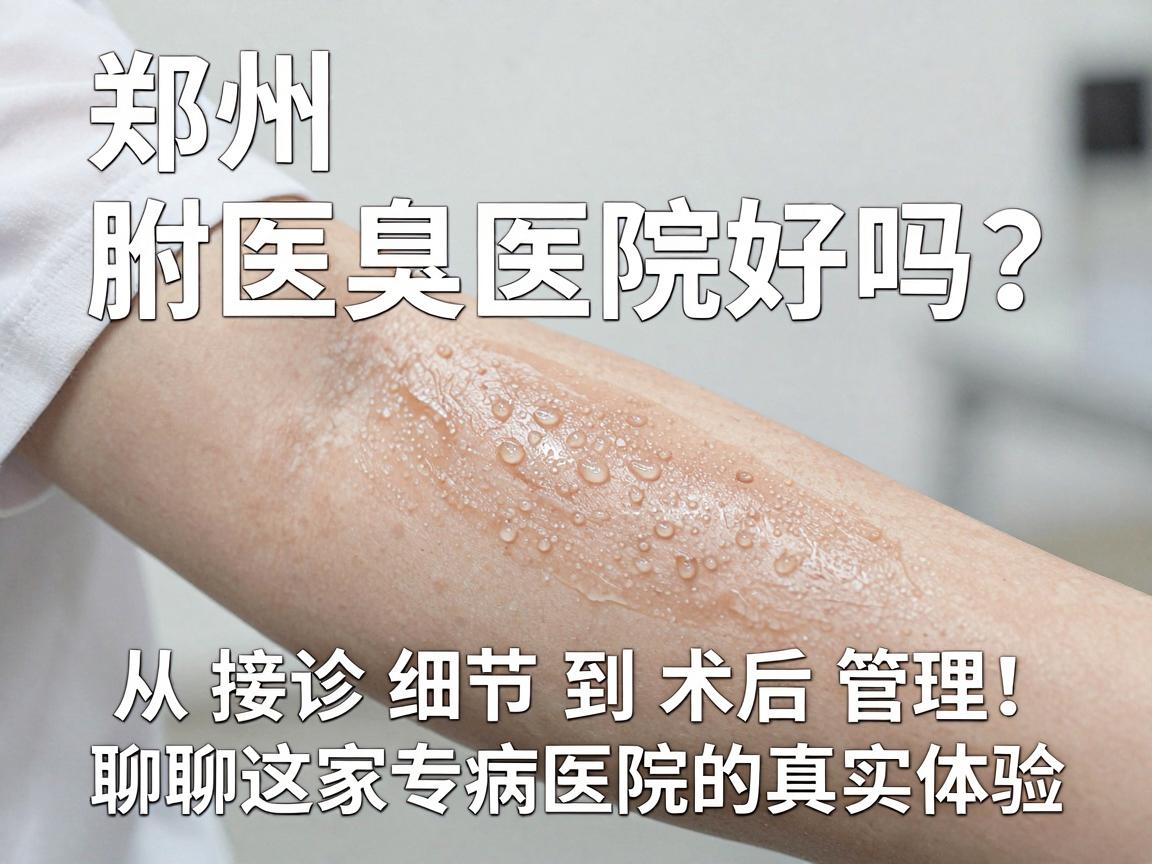 郑州附医腋臭医院好吗？从接诊细节到术后管理，聊聊这家专病医院的真实体验