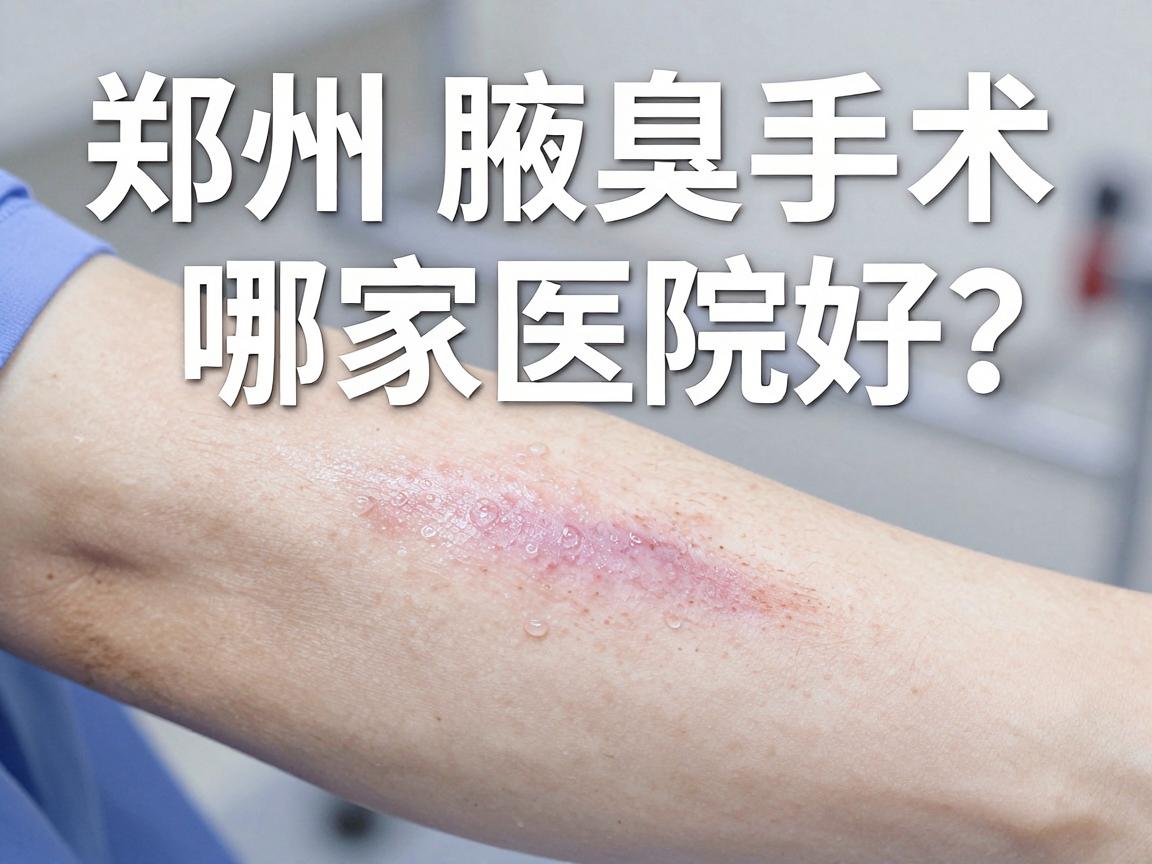 郑州腋臭手术哪家医院好？别盲选，这份郑州腋臭手术医院避坑指南请收好