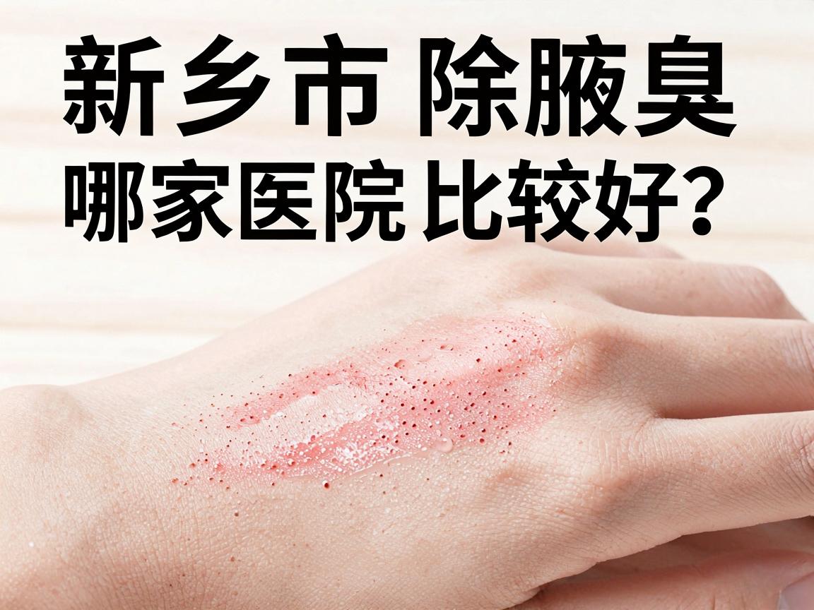 新乡市除腋臭哪家医院比较好？新乡除腋臭，这份功课你得做