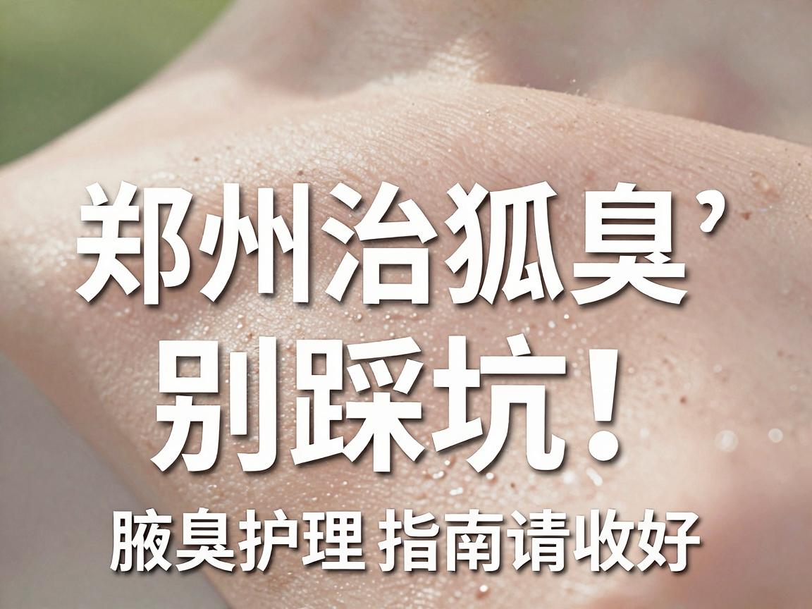 治狐臭别踩坑！郑州治狐臭著名医院怎么选？这份腋臭护理指南请收好
