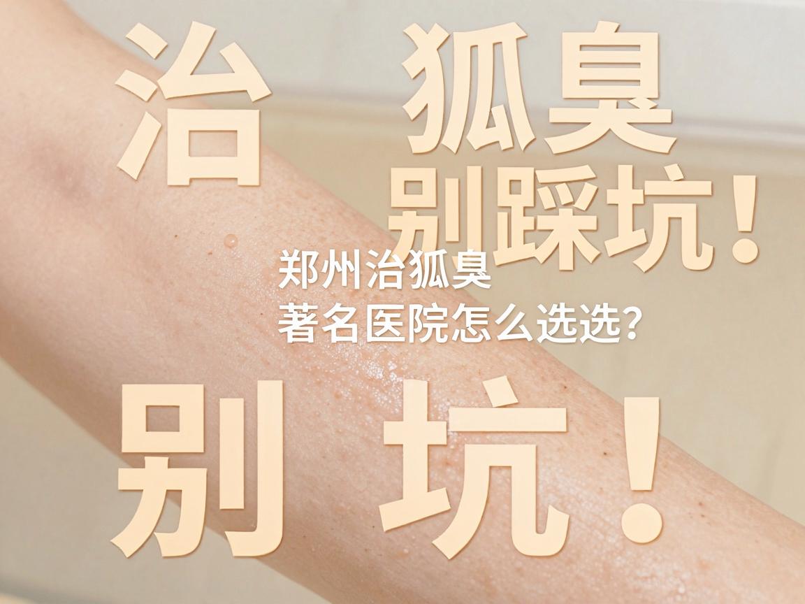 治狐臭别踩坑！郑州治狐臭著名医院怎么选？这份腋臭护理指南请收好