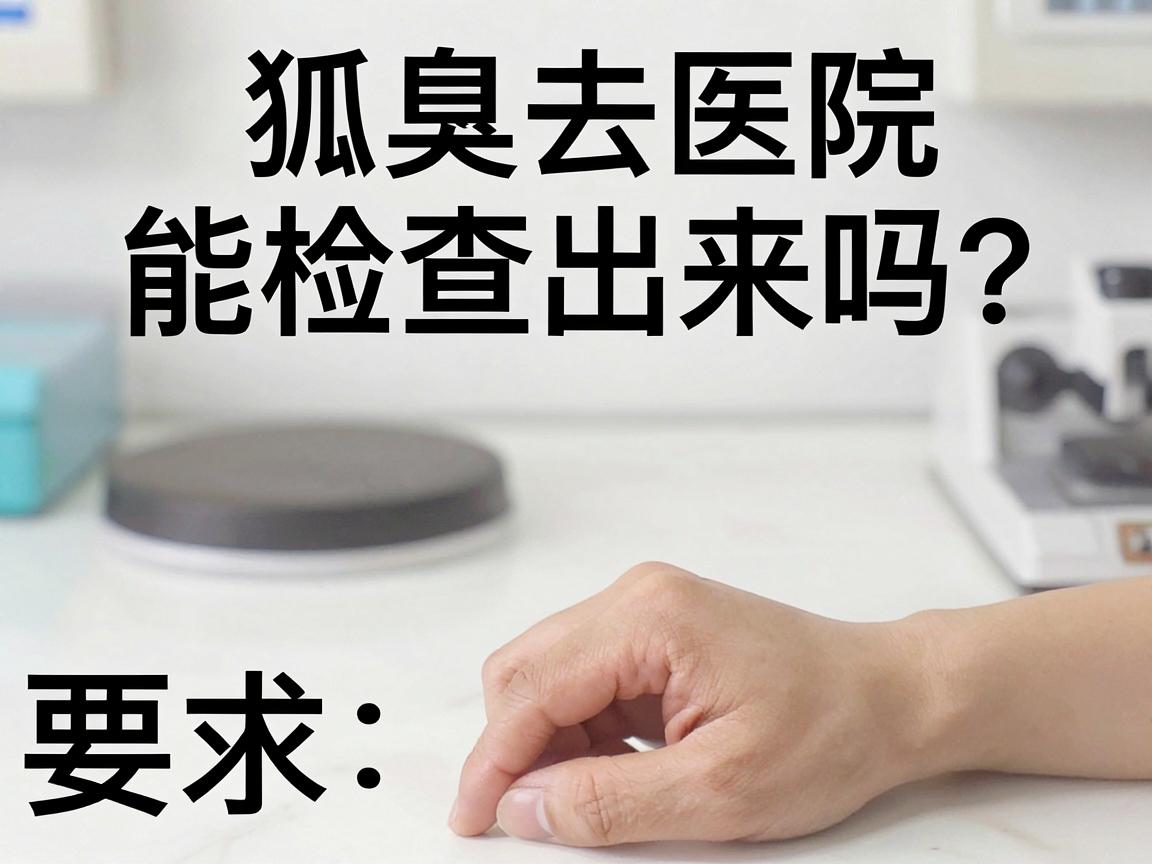 狐臭去医院能检查出来吗？郑州附医腋臭医院，狐臭检查的三板斧与误区