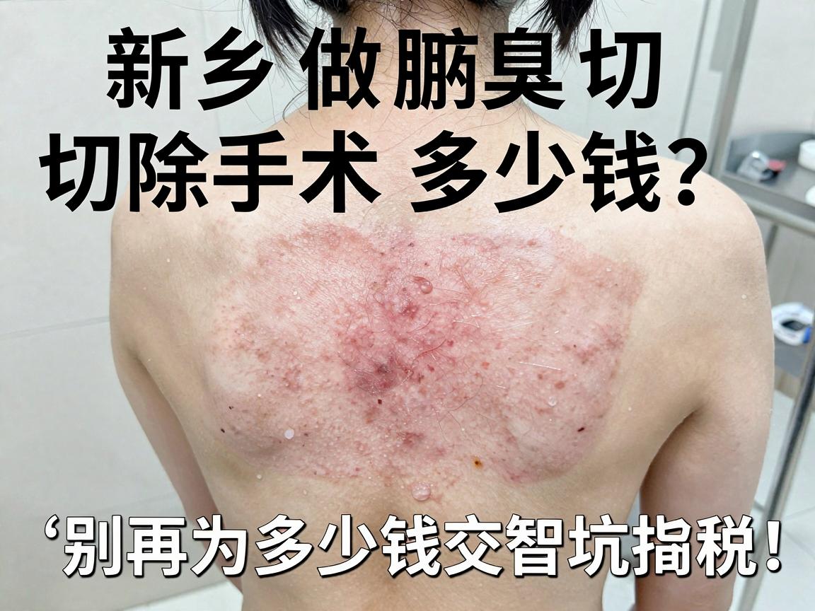 新乡做腋臭切除手术多少钱？手术费用明细与避坑指南，别再为多少钱交智商税