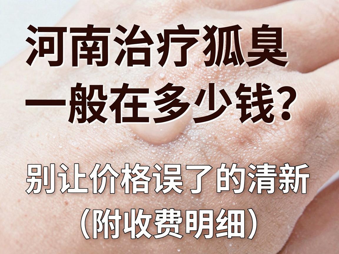 河南治疗狐臭一般在多少钱？别让价格误了你的清新（附收费明细）