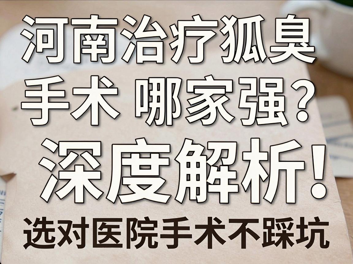 河南治疗狐臭手术哪家强？排名榜深度解析，选对医院手术不踩坑