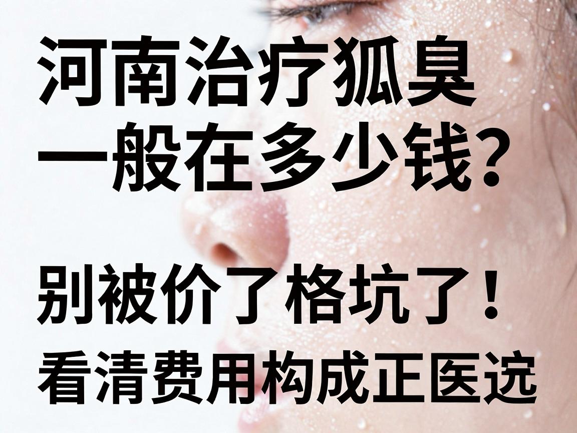 河南治疗狐臭一般在多少钱？别被价格坑了，看清费用构成再选正规医院