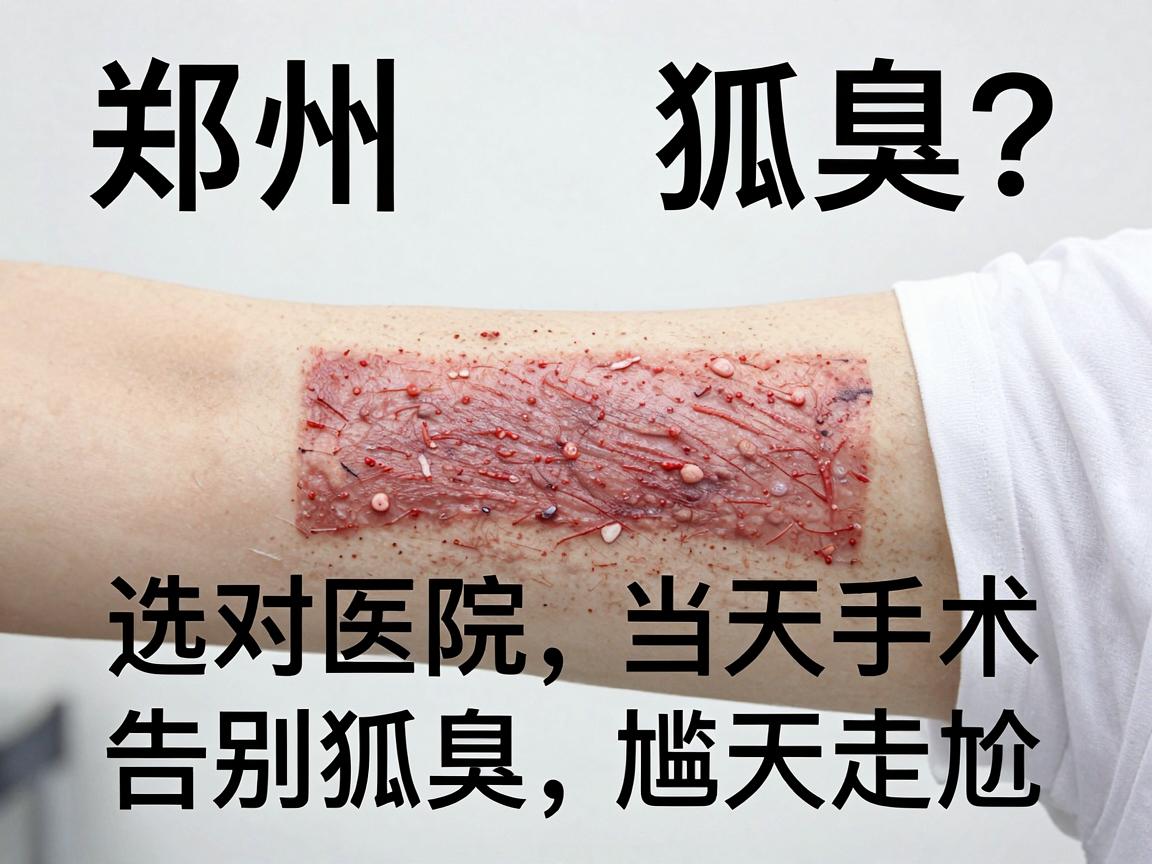 郑州腋臭手术最快解决狐臭？选对医院，当天手术当天走，告别狐臭尴尬