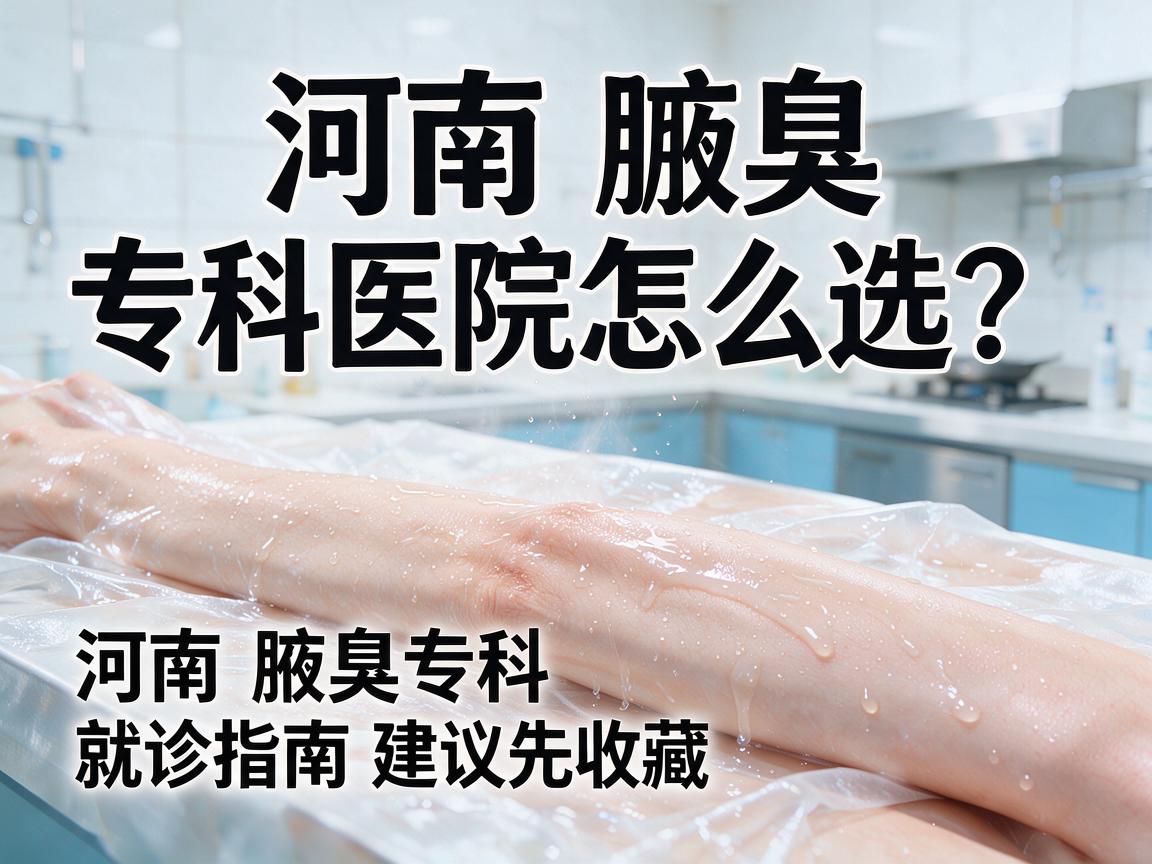 河南腋臭专科医院怎么选？这份河南腋臭专科就诊指南，建议先收藏