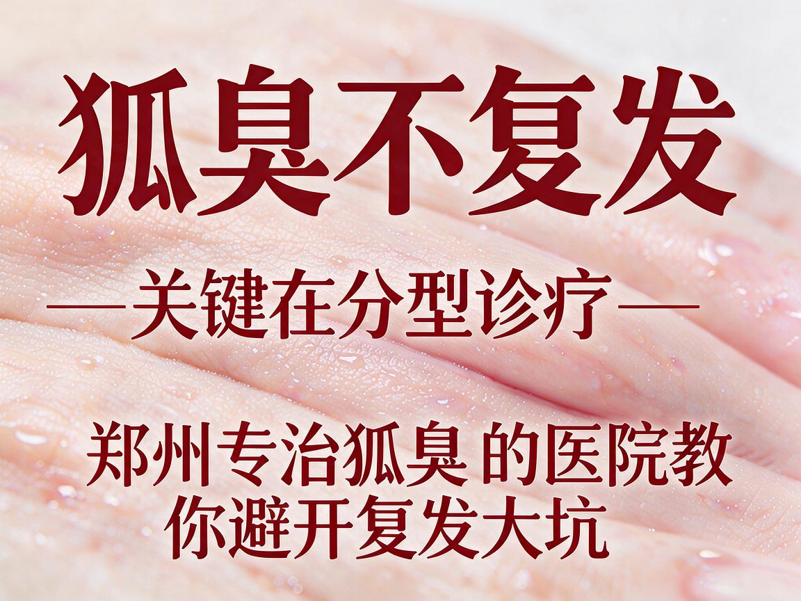 狐臭不复发，关键在分型诊疗—郑州专治狐臭的医院教你避开复发大坑