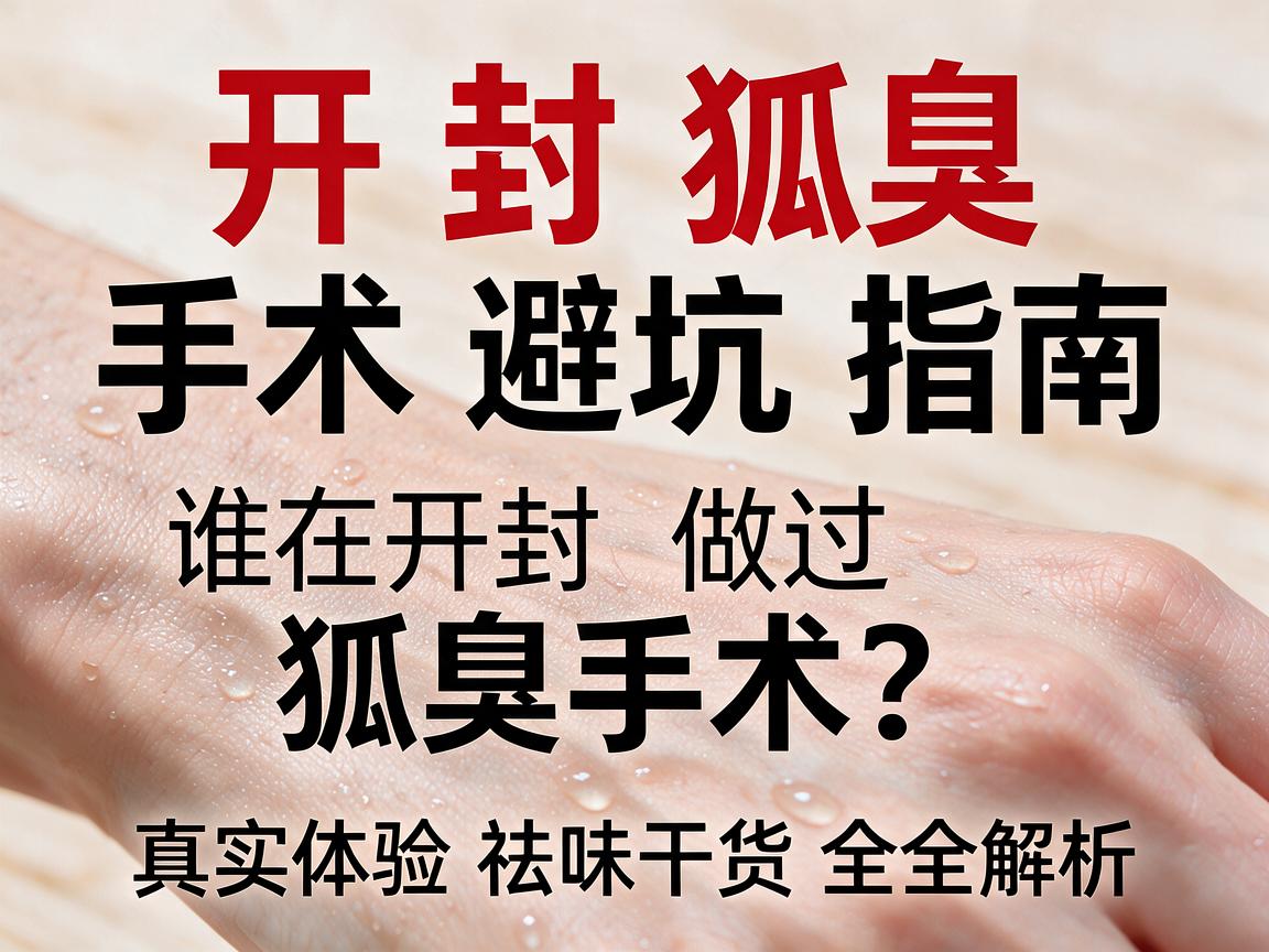 开封狐臭手术避坑指南，谁在开封做过狐臭手术？真实体验与祛味干货全解析