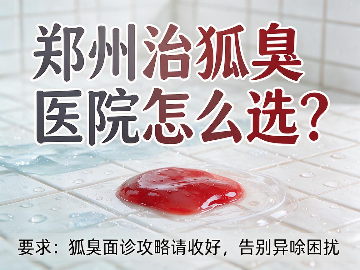 郑州治狐臭的医院怎么选？这份郑州狐臭医院面诊攻略请收好，告别异味困扰