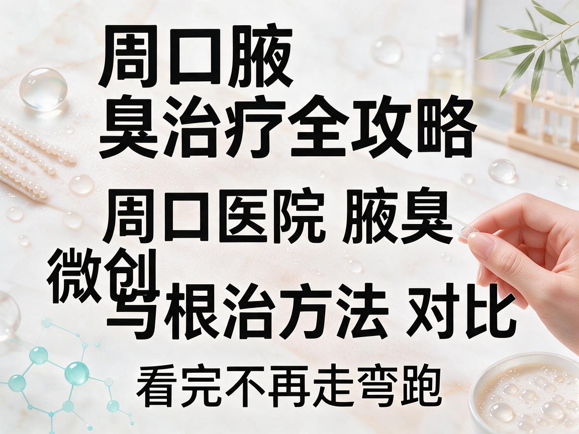 周口腋臭治疗全攻略，周口医院腋臭微创与根治方法对比，看完不再走弯路