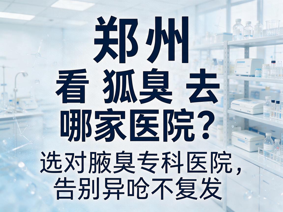 郑州看狐臭去哪家医院?选对腋臭专科医院,告别异味不复发 郑州看狐臭去哪家医院?选对腋臭专科医院,告别异味不复发