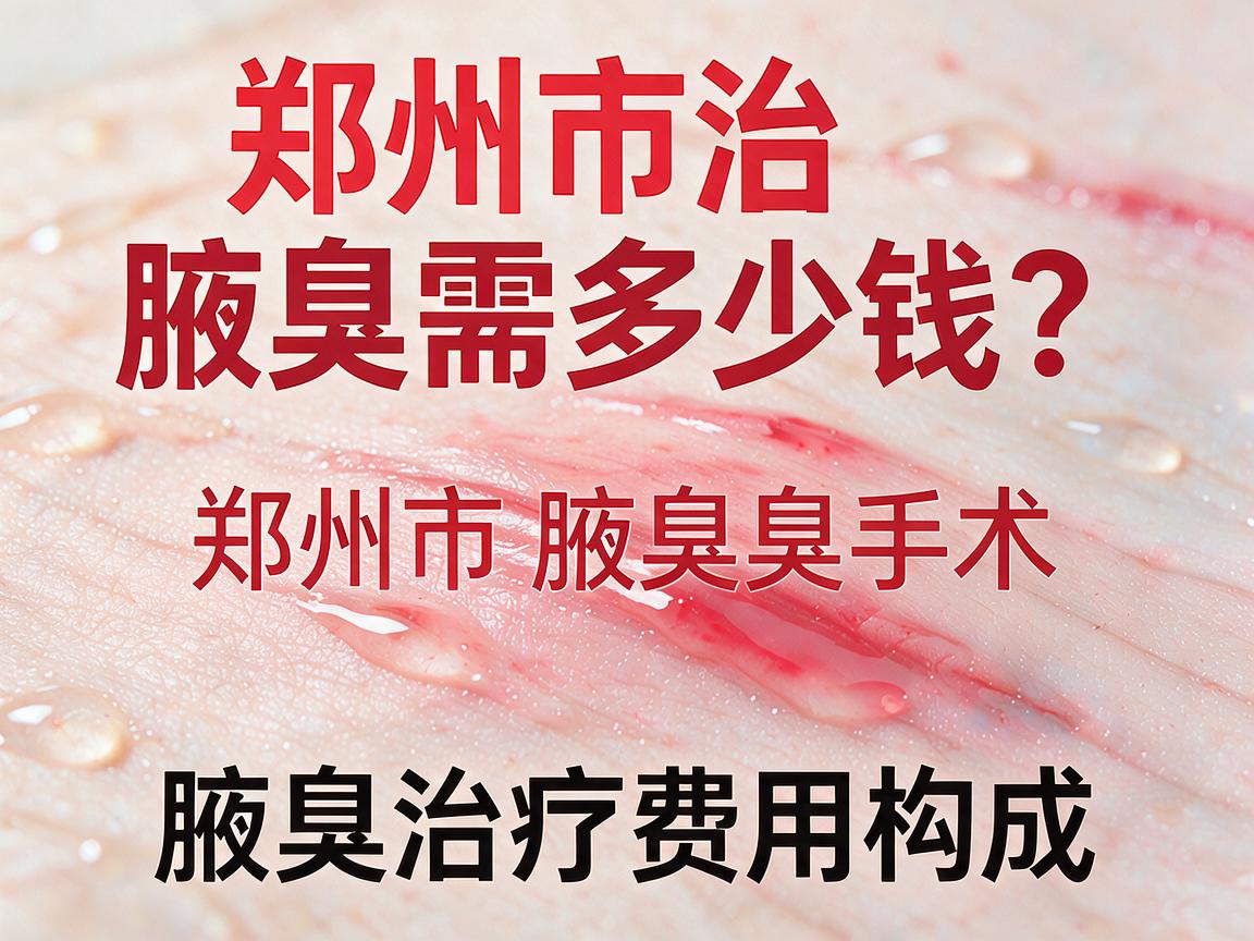 郑州市治腋臭需多少钱？揭秘腋臭治疗费用构成，郑州市腋臭手术价格真实参考