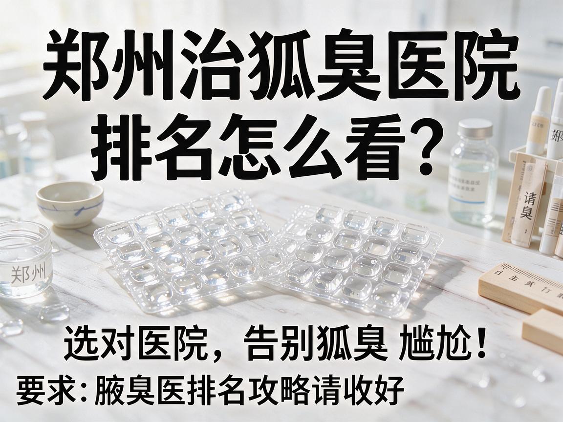 郑州治狐臭医院排名怎么看？选对医院，告别狐臭尴尬，这份郑州腋臭医院排名攻略请收好