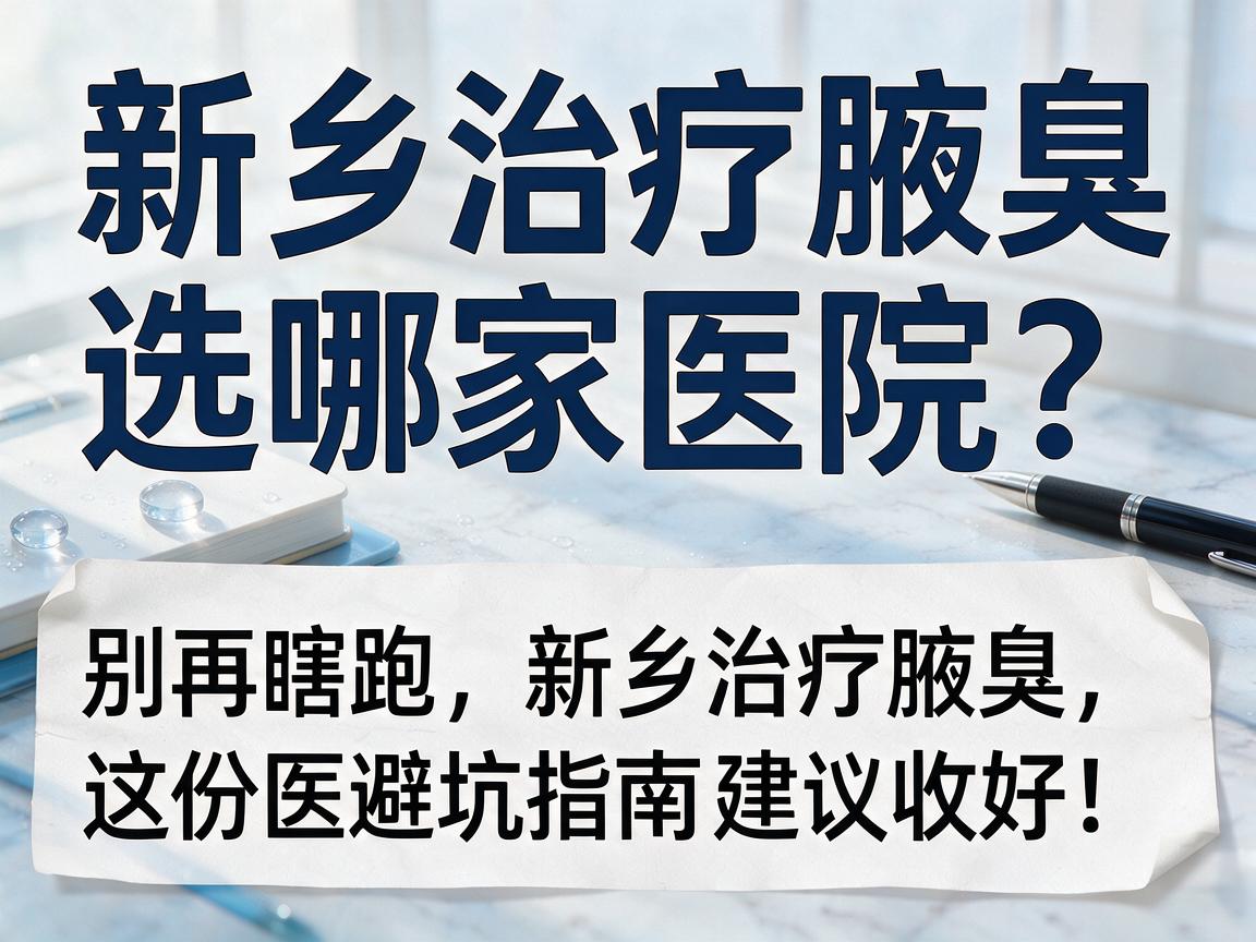 新乡治疗腋臭选哪家医院？别再瞎跑，新乡治疗腋臭，这份医院避坑指南建议收好！