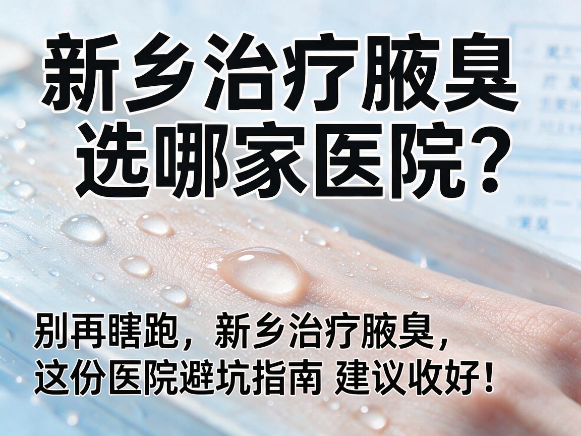 新乡治疗腋臭选哪家医院？别再瞎跑，新乡治疗腋臭，这份医院避坑指南建议收好！