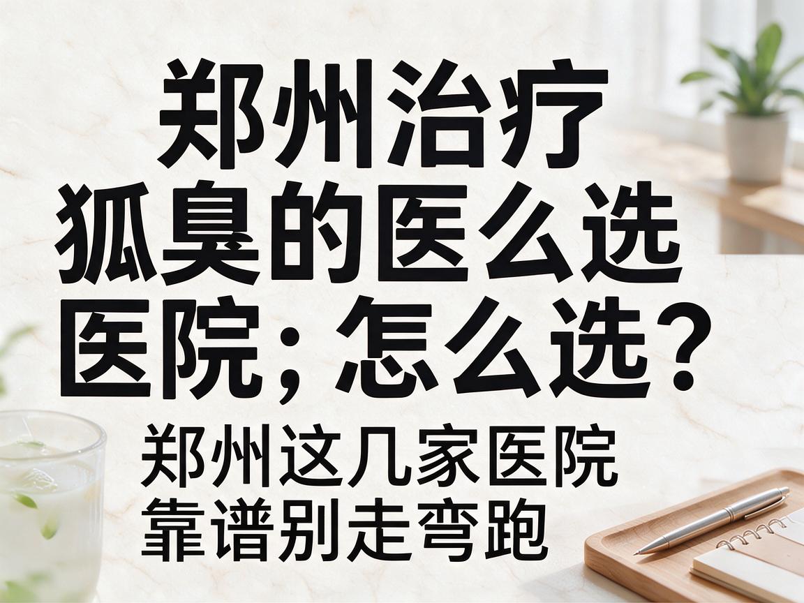 郑州治疗狐臭的医院怎么选？郑州这几家医院靠谱，别走弯路