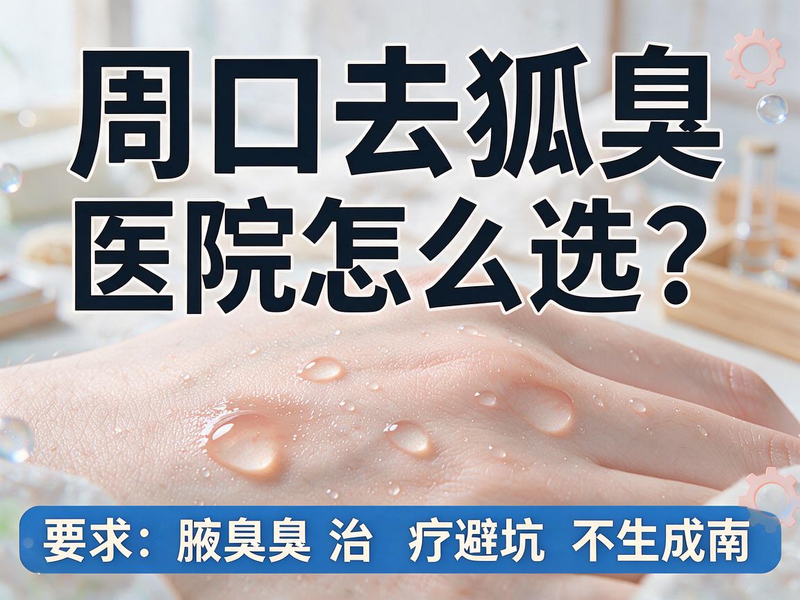 周口去狐臭，医院怎么选？周口腋臭治疗避坑指南