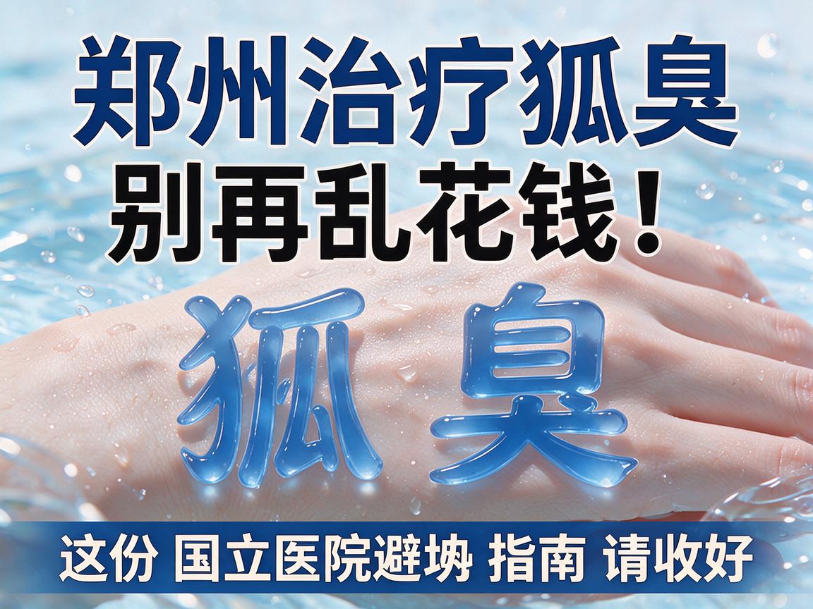 郑州治疗狐臭，别再乱花钱！这份国立医院避坑指南请收好