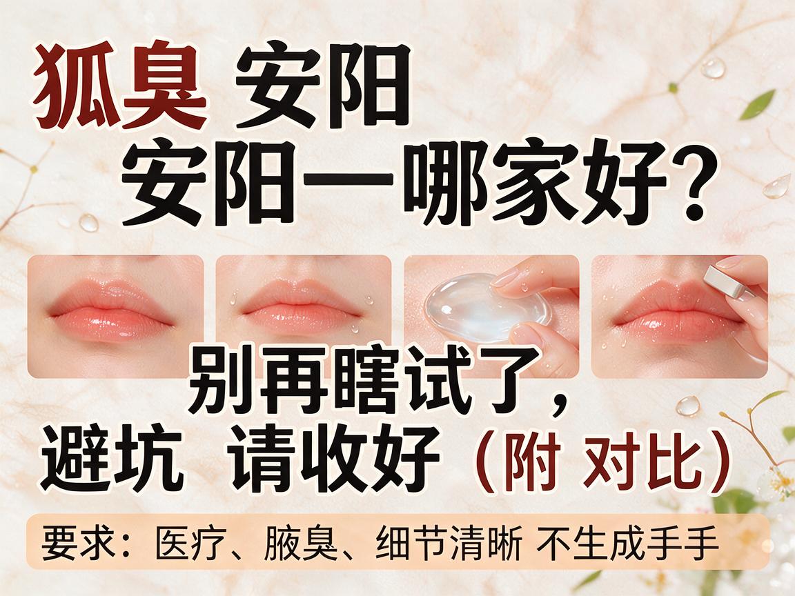 狐臭安阳哪家好？别再瞎试了，这份避坑指南请收好（附对比）