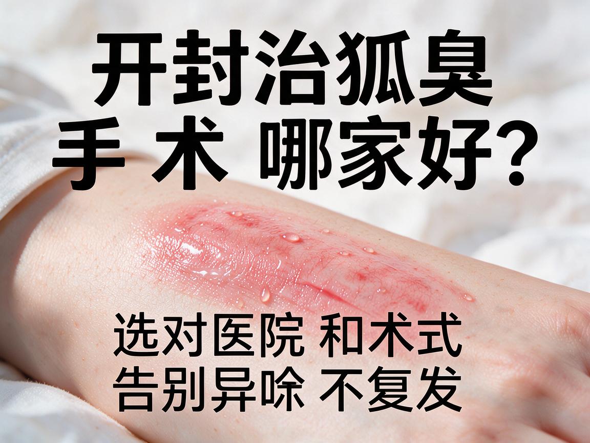 开封治狐臭手术哪家好？选对医院和术式，告别异味不复发