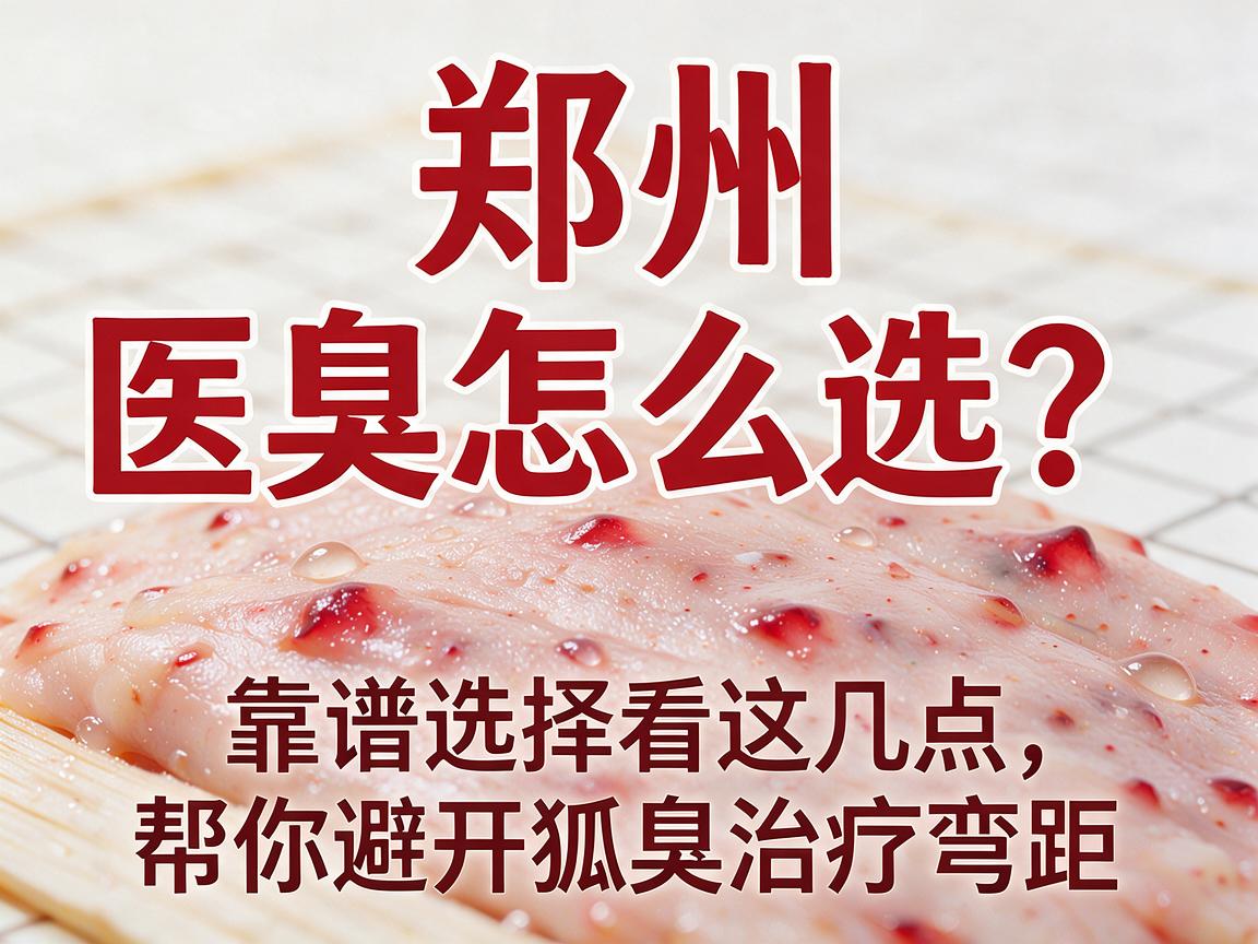 郑州狐臭医院怎么选？靠谱选择看这几点，帮你避开狐臭治疗弯路