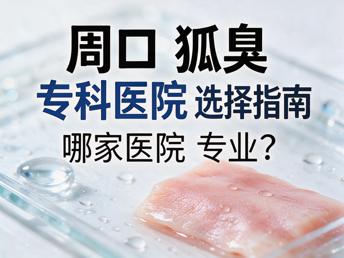 周口狐臭治疗哪家医院专业？周口腋臭专科医院选择指南
