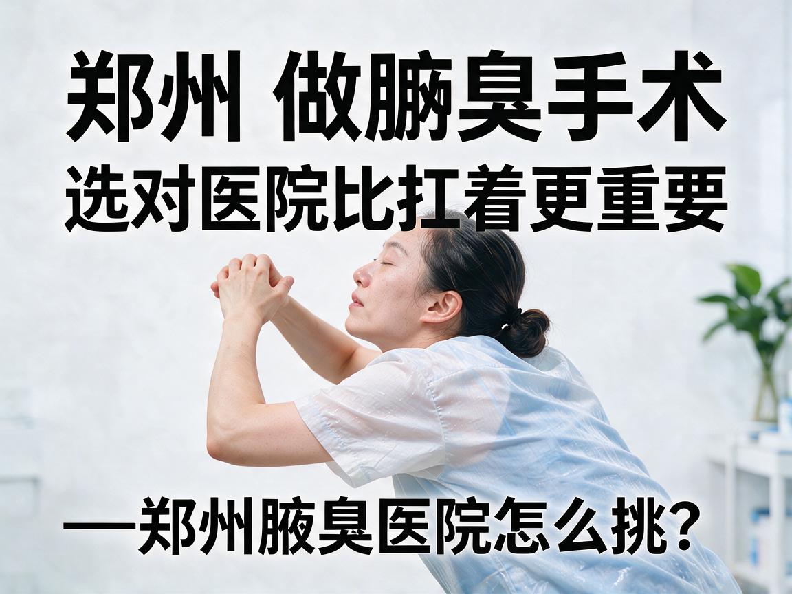 郑州做腋臭手术，选对医院比扛着更重要—郑州腋臭医院怎么挑？