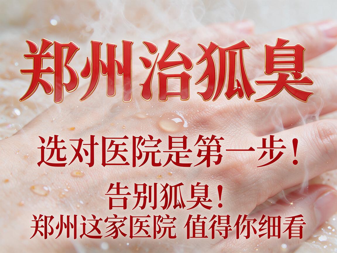郑州治狐臭，选对医院是第一步；告别狐臭，郑州这家医院值得你细看
