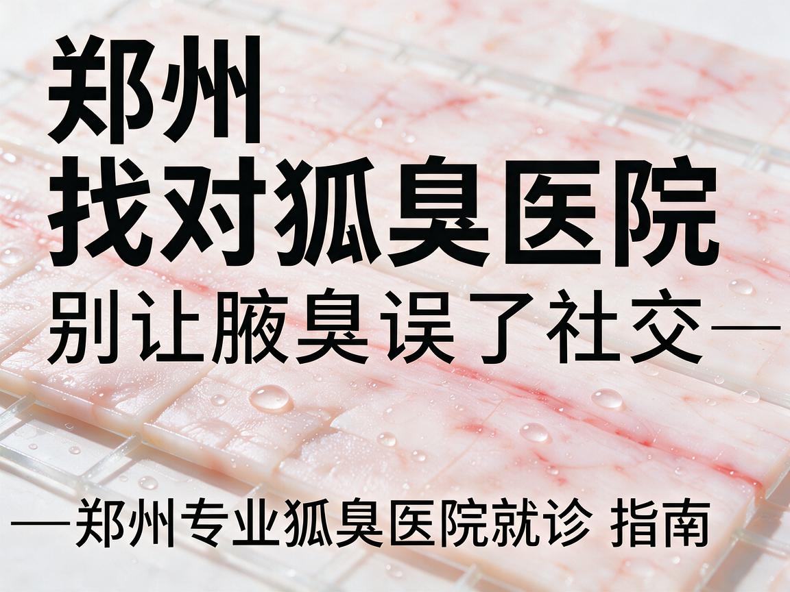 郑州找对狐臭医院，别让腋臭误了社交—郑州专业狐臭医院就诊指南