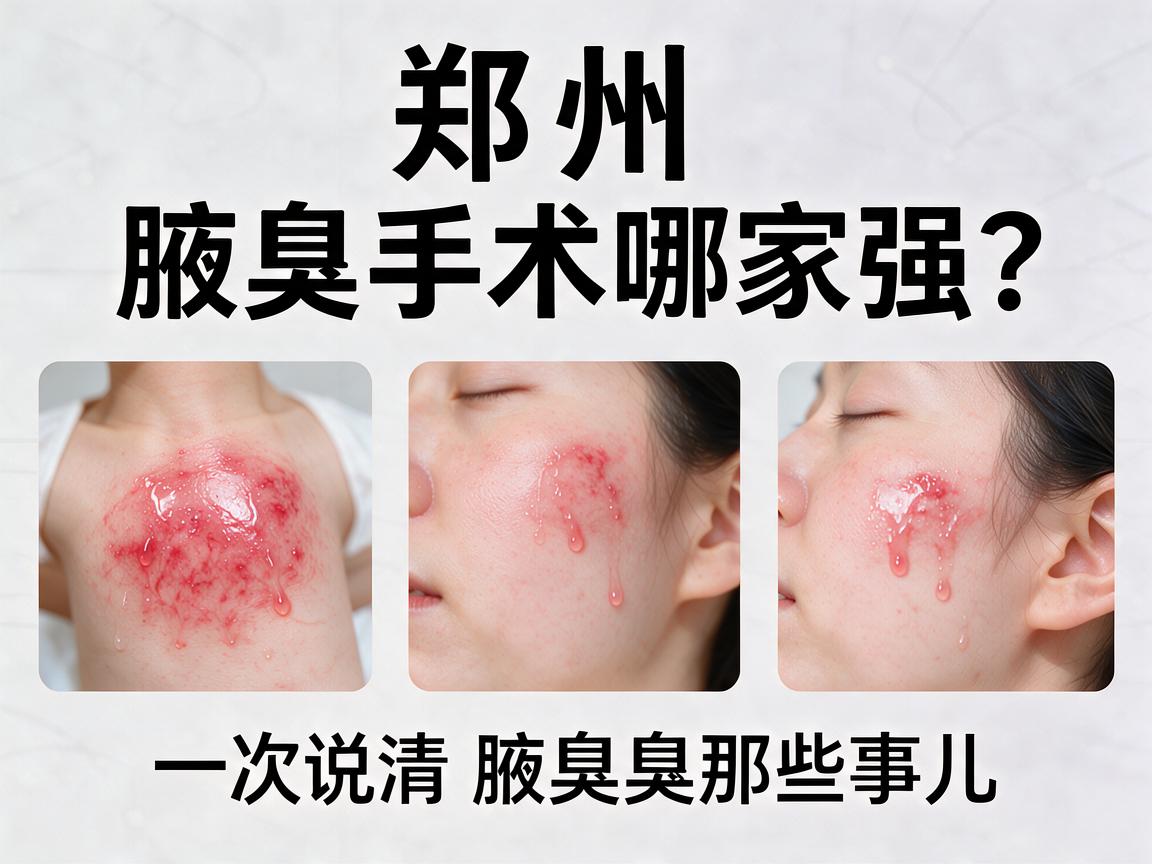 郑州腋臭手术哪家强?这三处硬核实力,一次说清腋臭那些事儿 郑州腋臭手术哪家强?这三处硬核实力,一次说清腋臭那些事儿
