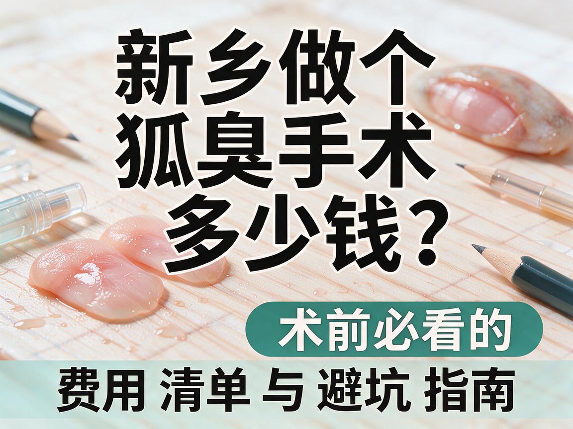 新乡做个狐臭手术多少钱？术前必看的费用清单与避坑指南