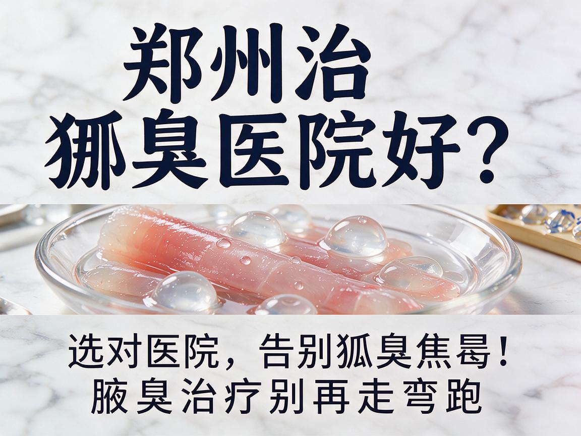 郑州治狐臭哪家医院好？选对医院，告别狐臭焦虑，腋臭治疗别再走弯路