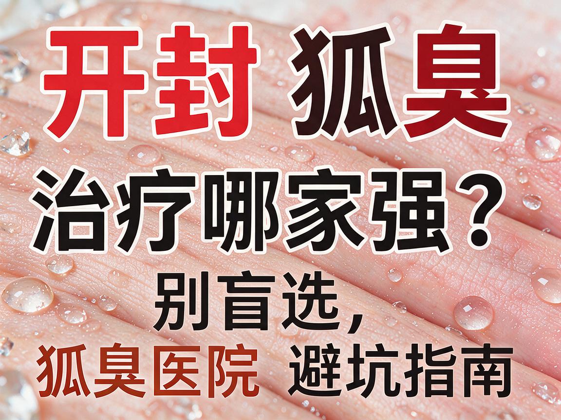 开封狐臭治疗哪家强？别盲选，看完这篇狐臭医院避坑指南再决定