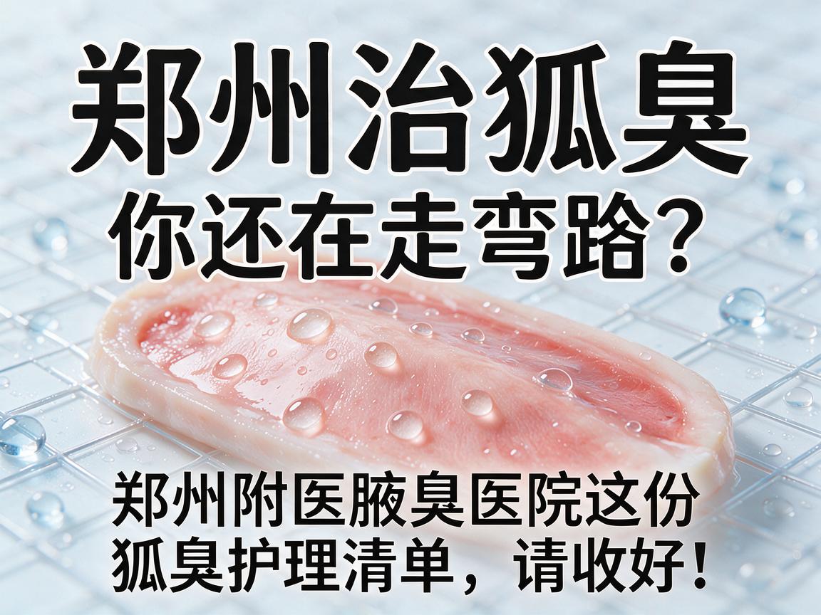 郑州治狐臭，你还在走弯路？郑州附医腋臭医院这份狐臭护理清单，请收好！