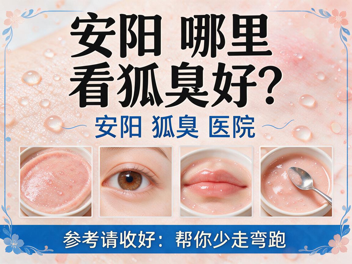 安阳哪里看狐臭好？这份安阳狐臭医院排名参考请收好，帮你少走弯路