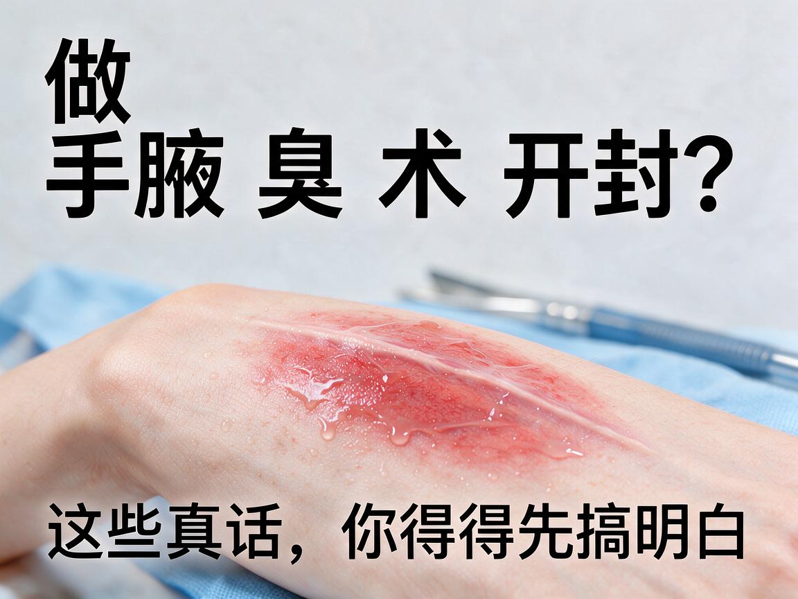 做腋臭手术开封？做腋臭手术开封前，这些真相你得先搞明白