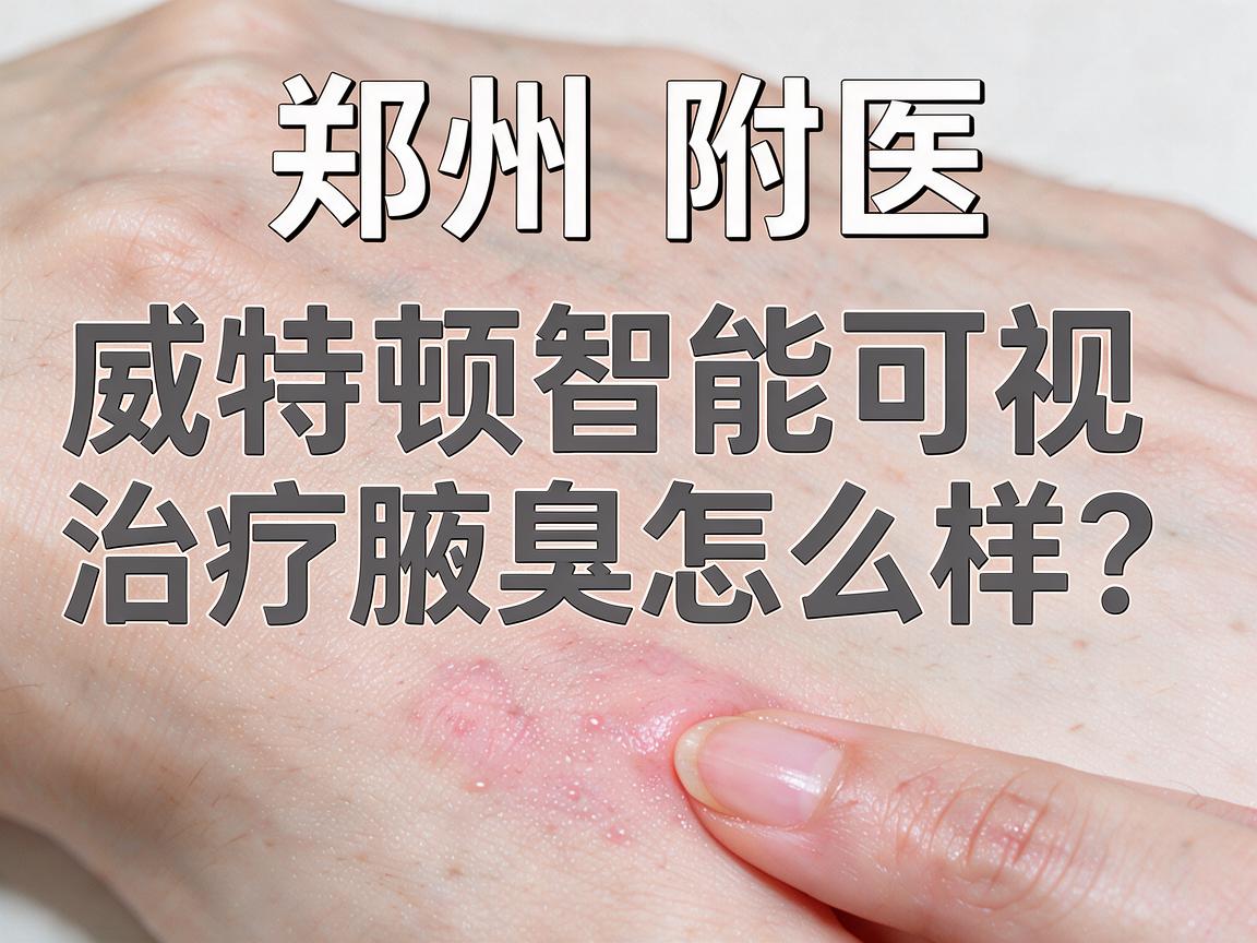 郑州附医，威特顿智能可视治疗腋臭怎么样？威特顿智能可视治疗腋臭真实体验解析