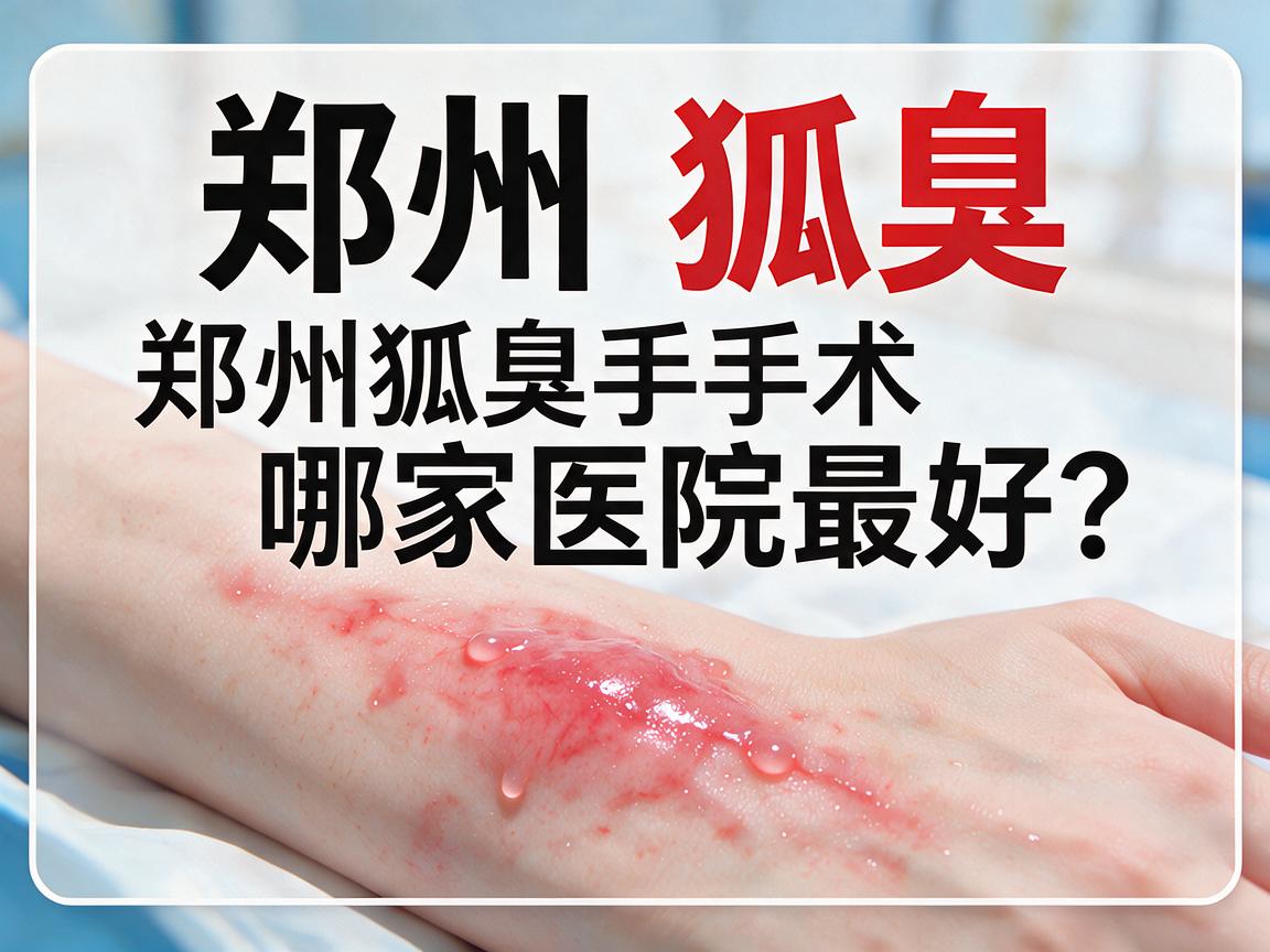 郑州狐臭手术哪家医院最好？聊聊郑州狐臭手术哪家医院最好背后的选择逻辑