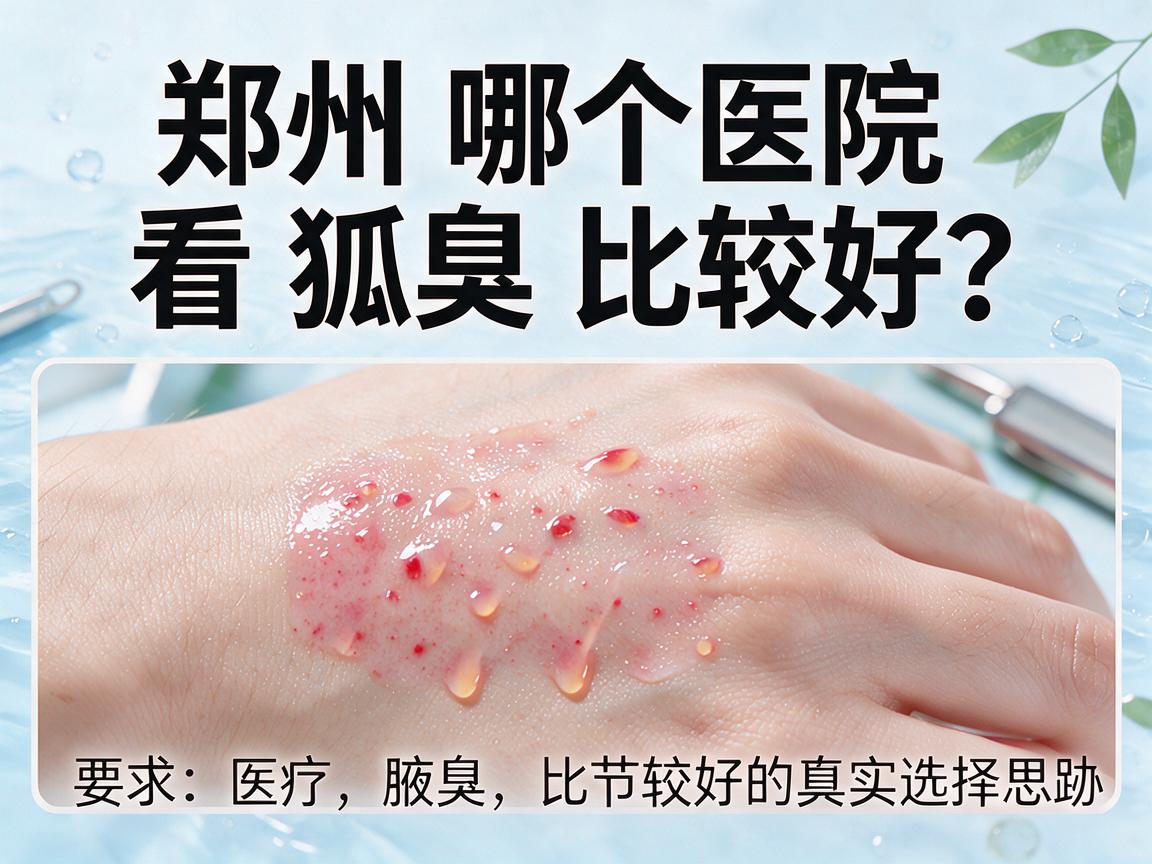 郑州哪个医院看狐臭比较好？聊聊郑州哪个医院看狐臭比较好的真实选择思路