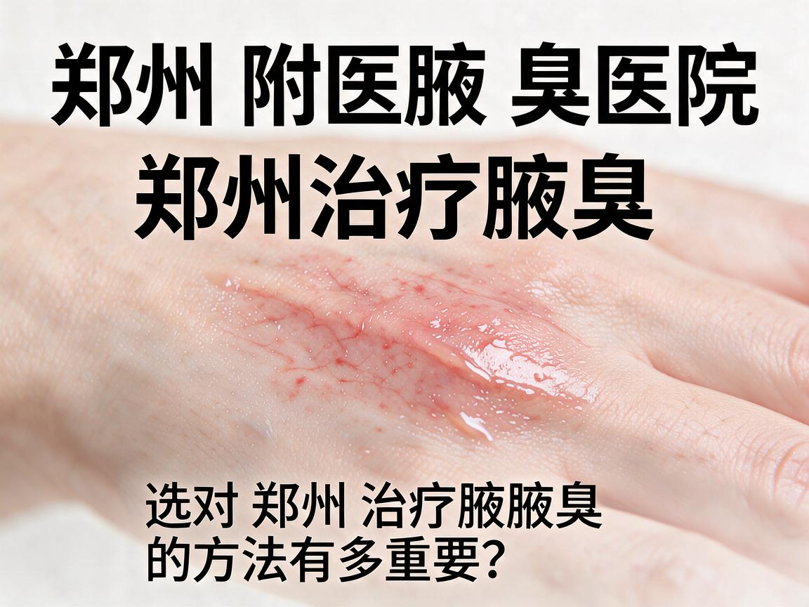郑州附医腋臭医院，郑州治疗腋臭，选对郑州治疗腋臭的方法有多重要？