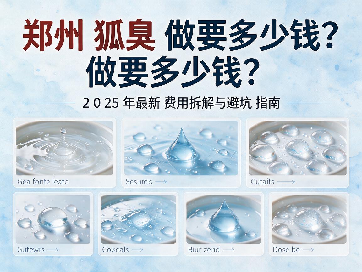 郑州狐臭做要多少钱？郑州狐臭做要多少钱？2025年最新费用拆解与避坑指南