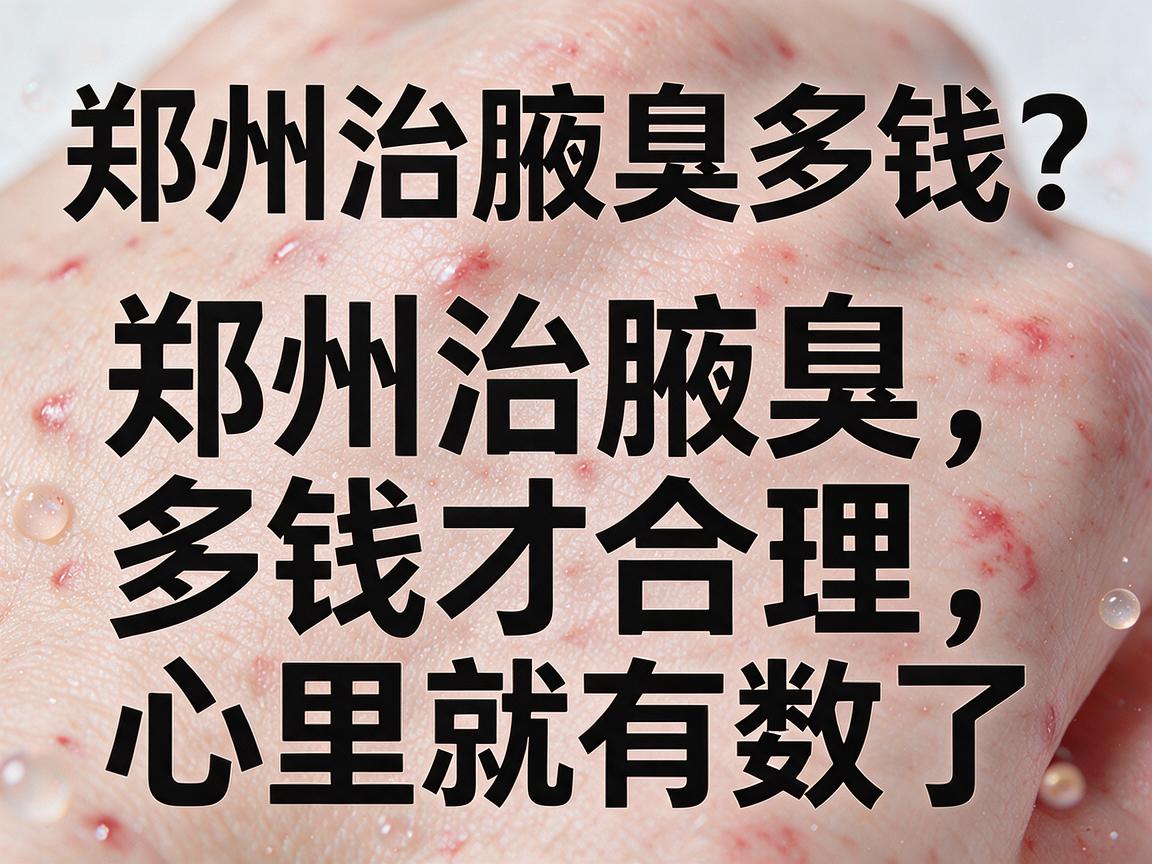 郑州治腋臭多钱?郑州治腋臭多钱才合理,看完这篇心里就有数了 郑州治腋臭多钱?郑州治腋臭多钱才合理,看完这篇心里就有数了