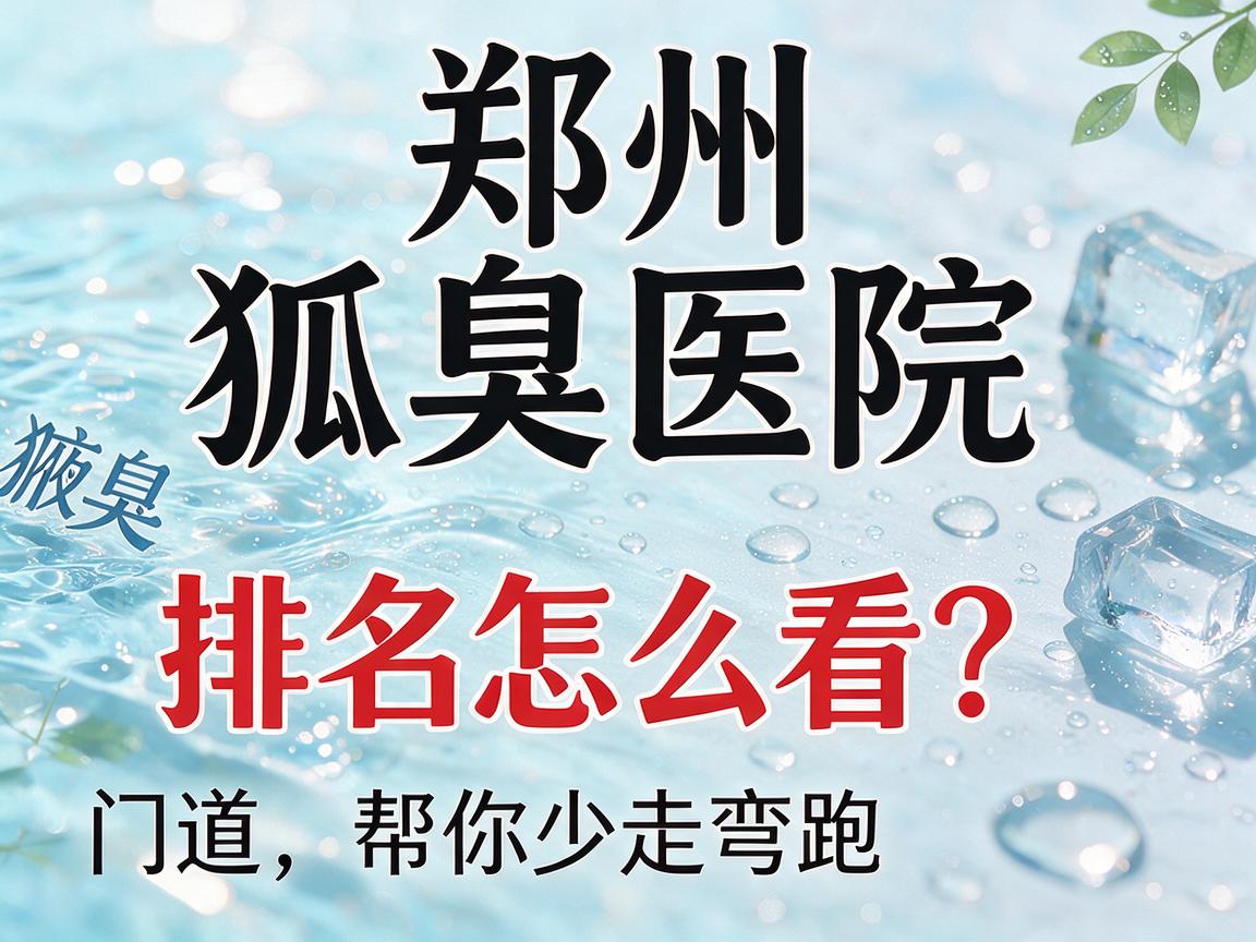 郑州狐臭医院排名榜怎么看？这份郑州狐臭医院排名榜里的门道，帮你少走弯路